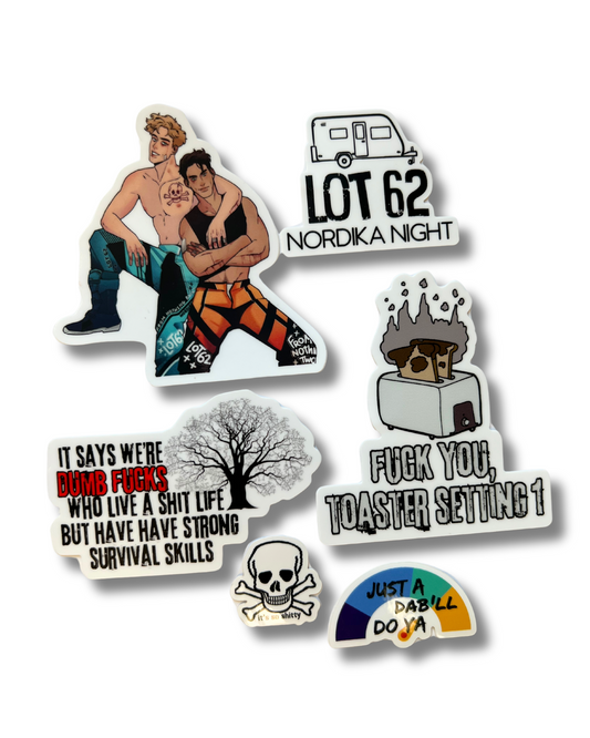 Lot 62 Sticker Pack